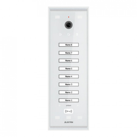 Panou exterior Electra video Urban pentru 8 Familii montaj aparent VPM.08S03.ELWU4