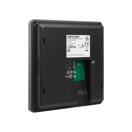 Post interior videointerfon IP Hikvision DS-KH6100-E1, ecran color 4.3 inch, alimentare PoE standard, 4 butoane tactile configurabile, vizualizare camere si post exterior live, microfon si difuzor incorporate, design modern - Img 5