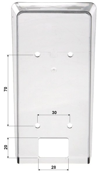 Protectie ploaie HikVision DS-KABV6113-RS/Surface pentru post exterior seria KV6103 si KV6113, montaj aplicat pe suprafata, material plastic rezistent, scut protectie intemperii, instalare rapida, accesoriu videointerfon - Img 6