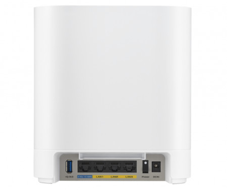 Sistem Mesh Wi-Fi 6 ASUS ExpertWiFi EBM68 (W-2-PK) AX7800 Tri-Band, acoperire business, securitate AiProtection Pro, suport VLAN, VPN, 2.5G WAN, 3 porturi LAN, optimizat pentru afaceri mici si mijlocii (set 2 unitati) - Img 3