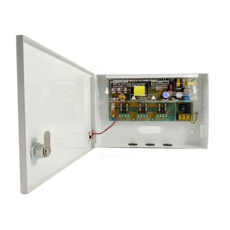 Sursa in comutatie ZTS1210-06F tensiune nominala iesire reglabila 12-14V DC ADJ, curent maxim 10A, 6 canale de iesire protejate, cutie metalica cu cheie, eficienta crescuta, intrare voltaj 110-220V AC - Img 3