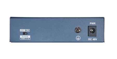 Switch retea HikVision DS‑3E0105P‑E(B), unmanaged cu PoE inteligent, 5 porturi 10/100 Mbps cu alimentare PoE, transmisie PoE pana la 300 m, alimentare adaptiva 8‑core cu pierderi reduse, protectie supratensiune 6 kV - Img 4