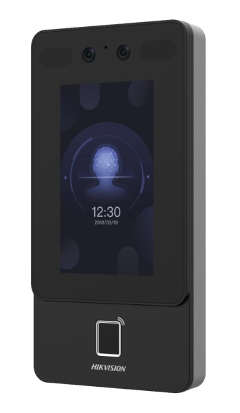 Terminal recunoastere faciala HikVision DS‑K1T342MFWX‑E1, 4.3" touch, camera 2MP, cititor card M1, audio bidirectional, TCP/IP, Wi-Fi, PoE 12V, recunoastere fete cu masca, 1500 fete, 3000 amprente, 3000 carduri - Img 3