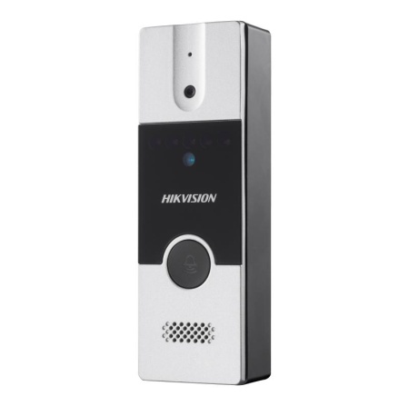 Videointerfon analogic Hikvision DS-KB2411T-IM, 4 fire, camera Pinhole 2MP, iluminare IR auto-adaptiva, instalare Plug &amp; Play, suporta 2 posturi in sistem, buton apel o singura atingere, carcasa metalica - Img 2