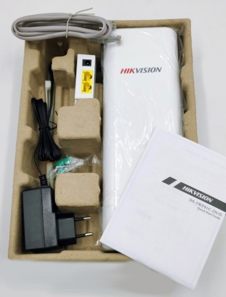 AP/Bridge wireless HikVision 2.4 GHz 3 km pasiv PoE DS-3WF01C-2N/O - Img 5