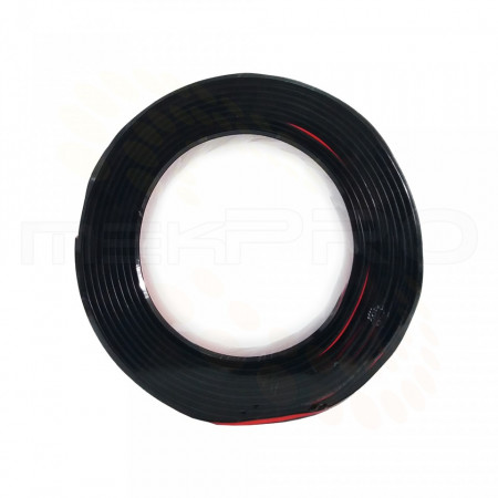 Cablu alimentare rosu-negru Alien MK024-CA075, sectiune 2x0.75mm, conductor aluminiu-cuprat, izolatie PO rezistenta, tensiune 300/500V, functionare pana la +70 grade Celsius, ideal pentru sisteme audio si curenti slabi, rola 10m - Img 2