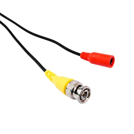 Cablu coaxial supraveghere OEM mufat 20 metri BNCDC20M, Include alimentare, Mufe BNC si DC mama/tata turnate, Culoare negru, Gata pregatit pentru montaj sisteme analogice Turbo HD, Transmisie semnal video si curent - Img 5