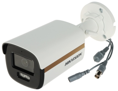 Camera supraveghere analogica HikVision Mini Bullet 8MP DS-2CE12UF3T-E(2.8mm), Tehnologie ColorVu 24/7, Alimentare PoC prin coaxial, WDR real 130dB, Lumina alba 40m, Protectie IP67, Rezolutie 4K Ultra HD, Imagine color noaptea - Img 3