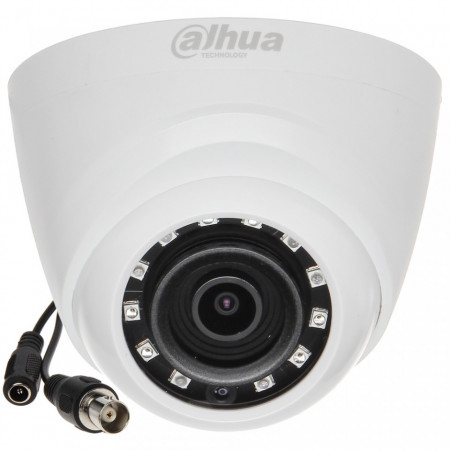 Camera supraveghere Dahua HAC-HDW1220R(2.8mm), tehnologie HDCVI tip dome, rezolutie 2MP 1080p, Smart IR 20 metri, protectie intemperii IP67, carcasa rezistenta, tehnologii DWDR si 2D-DNR, montaj interior sau exterior - Img 2