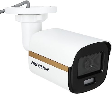 Camera supraveghere HikVision Bullet 2MP DS-2CE12DF3T-LSE(2.8mm), Turbo HD ColorVu, Smart Hybrid Light (IR 40m, Lumina Alba 40m), 130 dB True WDR, Audio over Coax (microfon incorporat), protectie IP67, imagine color 24/7, PoC, carcasa metalica - Img 4