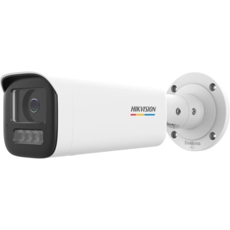 Camera supraveghere IP Hikvision bullet 4MP DS‑2CD1B47G2H‑LIUF/SL(2.8mm), ColorVu cu Smart Hybrid Light si moduri iluminare, imagini color 24/7, detectie persoane si vehicule, audio bidirectional cu microfon, alarma strobe, H.265+, microSD pana la 512 GB - Img 2