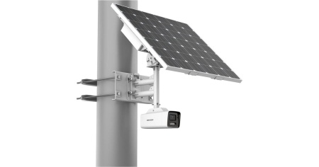 Camera supraveghere IP HikVision Bullet 8MP DS-2XS6A87G1-LS/C36S80, Solar Kit 4G, ColorVu, panou 80W, acumulator 360Wh, MD 2.0, WDR 130dB, stocare 64GB eMMC, slot SIM, protectie IP67, monitorizare de la distanta - Img 2