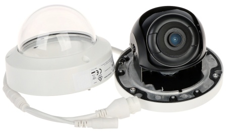 Camera supraveghere IP Hikvision Dome 4MP DS-2CD1141G0-I(2.8mm), protectie antivandal IK10, rezolutie Quad HD, WDR real 120dB, tehnologie EXIR 2.0 IR 30m, compresie H.265+, protectie IP67, carcasa metalica - Img 2