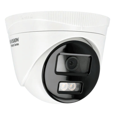 Camera supraveghere IP Hikvision HiWatch Turret 4MP HWI-T249H(C)(2.8mm), tehnologie ColorVu pentru imagini color 24/7, rezolutie 2560 x 1440, lumina alba 30m, WDR digital, compresie H.265+, protectie IP67, carcasa metal si plastic - Img 3