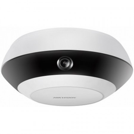 Camera supraveghere IP HikVision Panoramic 2MP DS-2PT3306IZ-DE3(2mm), 3 lentile fixe pentru vedere 360 grade, fara unghiuri moarte, IR 15m, compresie H.265+, alimentare PoE, slot card microSD, WDR, 3D DNR, ideal pentru interior - Img 2