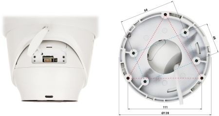 Camera supraveghere IP HikVision Turret 6MP DS-2CD2367G2H-LI(2.8mm)(eF) Smart Hybrid Light, ColorVu, 130dB WDR, H.265+, clasificare om/vehicul Deep Learning, microfon incorporat, IP67, senzor CMOS 1/1.8, imagine color 24/7 - Img 4
