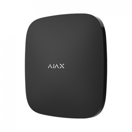 Centrala alarma wireless Ajax Hub 2 (2G) Jeweller, suporta 100 dispozitive, 50 utilizatori, 32 scenarii automatizare, fotoverificare alarme, dual SIM, raza 2000m, autonomie 16h, culoare negru - Img 2