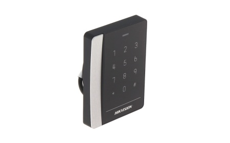 Cititor carduri si tastatura HikVision Pro EM DS-K1102AEK, frecventa 125KHz, protocoale RS-485 si Wiegand, functie tamper anti-sabotaj, acces prin cod PIN, beeper status, design modern, protectie IP64 - Img 5