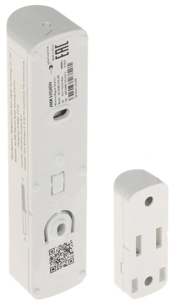 Contact magnetic wireless HikVision DS-PDMC-EG2-WE, detector deschidere usa/fereastra, design subtire (Slim), tehnologie Tri-X 868MHz, configurabil din aplicatie, salt de frecventa anti-bruiaj, montaj rapid, baterie inclusa, AX PRO - Img 5