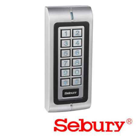 Controler Sebury stand-alone pentru doua usi, carcasa antivandal SEB-W1-B