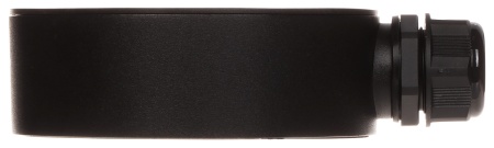 Doza de jonctiune CCTV HikVision DS-1280ZJ-DM46(Black) fabricata din aliaj de aluminiu, culoare neagra, montaj pe perete sau tavan, rezistenta la intemperii, gestionare cabluri camere dome, design robust - Img 6
