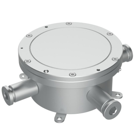 Doza HikVision DS‑2780ZJ‑X, otel inox 316L cu tratament anticoroziv, 4 orificii pentru cabluri, certificare explosion‑proof ATEX/IECEx, protectie la apa si praf IP68 pentru instalatii critice - Img 2