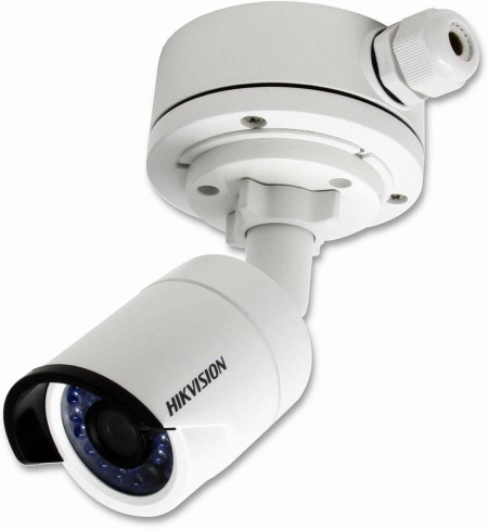 Doza jonctiune camera supraveghere Hikvision DS-1280ZJ-DM18, material aliaj de aluminiu, montaj pe perete sau tavan, management cabluri, rezistenta la intemperii, design compact, accesorii fixare - Img 7