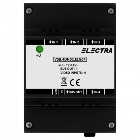 Doza selectie video Electra 4 intrari video Smart VSB.4DN02.ELG04