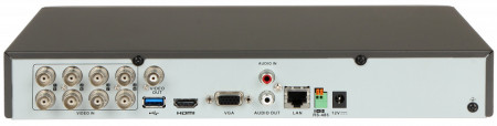 DVR HikVision 1U 8 canale iDS-7208HUHI-M1/E(C), Tehnologie AcuSense Deep Learning, Rezolutie 5MP/8MP, Compresie H.265 Pro+, Suporta 1 HDD SATA, Intrare video 5-in-1, Motion Detection 2.0, Pana la 16 canale IP - Img 2