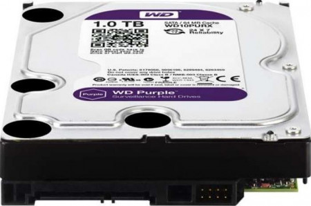 Hard disk supraveghere Western Digital Purple 1TB WD10PURX, format 3.5 inch, optimizat pentru lucru continuu 24/7, tehnologie IntelliPower, 64MB Cache, interfata SATA 6 Gb/s, consum redus de energie si fiabilitate - Img 5