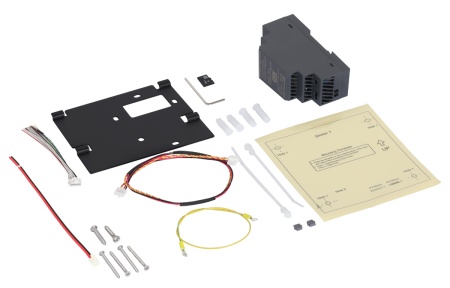 Kit videointerfon IP Hikvision DS-KIS702Y pe 2 fire pentru vila, ecran tactil 7 inch, control prin aplicatia Hik-Connect, post exterior DS-KD8003Y-IME2, distribuitor video si sursa, card TF 16GB inclus, montaj aparent - Img 3