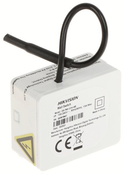 Modul releu wireless HikVision AX PRO DS-PM1-O1H-WE, Intrerupator perete, Comunicare bidirectionala 868 MHz, Criptare AES-128, Control automatizat din aplicatie, Design compact, Afisaj LED status, Suporta diferite scenarii - Img 3