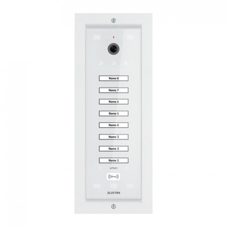 Panou exterior Electra video Urban pentru 8 Familii montaj ingropat VPM.08F03.ELWU4