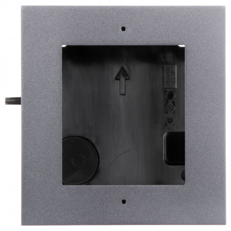 Rama montaj ingropat cu 1 modul HikVision DS-KD-ACF1(Plastic) pentru post exterior modular, panou din aluminiu si doza plastic, temperatura operare -40 grade C, include accesorii fixare, compatibila seria DS-KD8 - Img 3