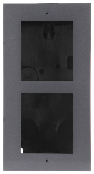 Rama montaj ingropat cu 2 module HikVision DS-KD-ACF2(Plastic) pentru post exterior modular, include doza incastrabila, capac frontal si accesorii instalare, material plastic rezistent, compatibila seria DS-KD8 - Img 2
