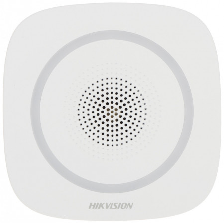 Sirena de interior wireless HikVision DS-PSG-WI, comunicare bidirectionala 868MHz, criptare AES-128, volum reglabil, protectie IP54, 3 tipuri de alarme sonore, protectie antisabotaj, instalare facila la interior - Img 3