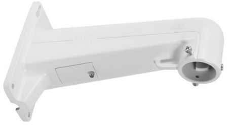 Suport stalp vertical HikVision DS-1602ZJ-P, montaj camere Speed Dome (PTZ), material aliaj aluminiu, culoare Platinum Gray, design robust pentru exterior, rezistenta la coroziune, prindere sigura cu coliere - Img 2