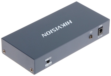 Switch PoE unmanaged HikVision DS-3E0106HP-E, 4 porturi Fast Ethernet PoE, 2 porturi Uplink, transmisie Long Range pana la 300m, protectie supratensiune 6KV, management inteligent PoE, alimentare 8-core, prioritate VIP port - Img 3