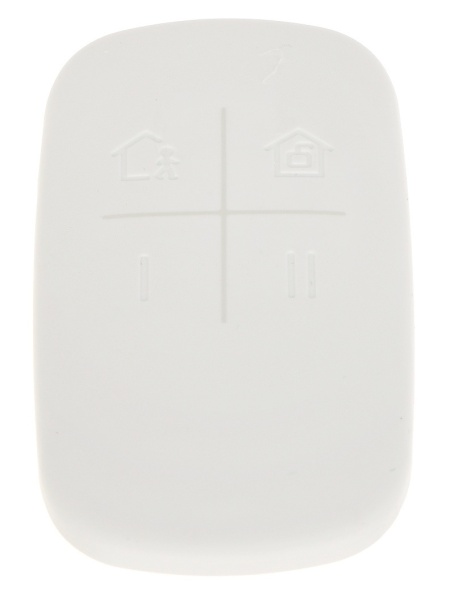 Telecomanda wireless HikVision DS-PKF1-WE, 4 butoane, functii armare stay/away si dezarmare, blocare/deblocare taste, tehnologie Tri-X 868MHz, configurabila din aplicatie, salt de frecventa anti-bruiaj, baterie inclusa, AX PRO - Img 2