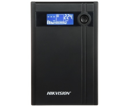 UPS back‑up HikVision DS‑UPS2000, AVR integrat pentru stabilizare tensiune, incarcare super rapida, gama larga intrare, protectie la suprasarcina, scurt‑circuit si supratensiuni, port USB pentru control remote si afisaj LCD pentru starea sistemului - Img 2