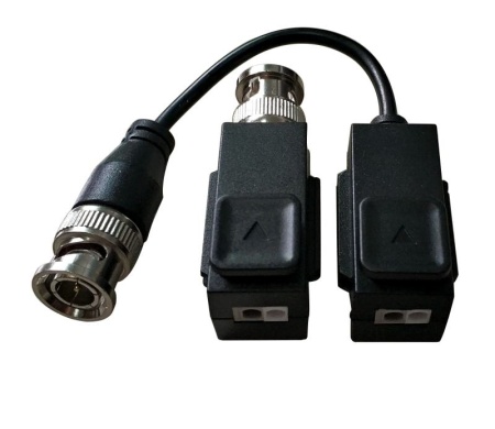 Video balun BNC Hikvision unul cu cablu unul fara DS-1H18S/E(C) - Img 4