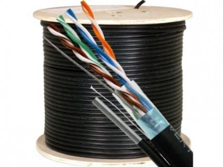 Cablu FTP Well cu sufa Cat. 5E, 8 fire, cupru FTPMES5E-CU-305-WL