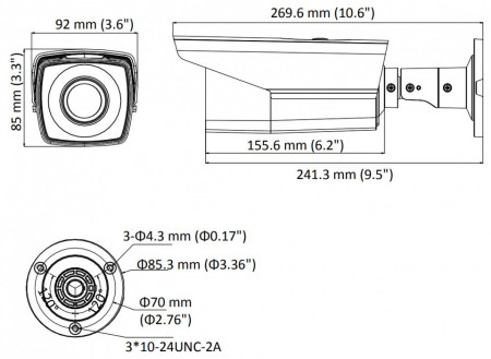 Camera HikVision 2MP Ultra-low DS-2CE16D8T-AIT3ZF - Img 6