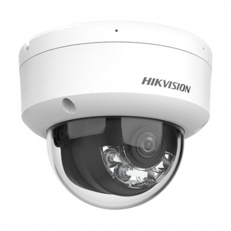 Camera HikVision IP 8MP Smart Hybrid Light Fixed Dome cu microfon incorporat DS-2CD1183G2-LIUF