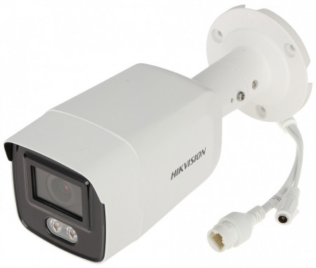 Camera HikVision IP ColorVu 8MP cu slot card de 256GB si microfon incorporat DS-2CD2087G2-LU