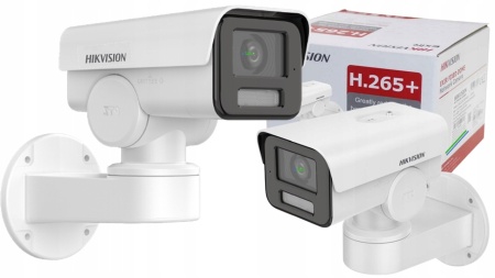 Camera Hikvision IP PT bullet IR 50 m cu microfon DS-2CD1A43G0-IZU - Img 2