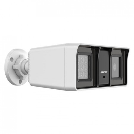 Camera supraveghere Analog HD Hikvision Bullet 2MP DS-2CE18D0T-LFS(2.8mm), tehnologie Smart Hybrid Light, rezolutie Full HD 1080p, microfon incorporat (Audio over Coax), IR si lumina alba 60m, protectie IP67, 4 in 1 - Img 2