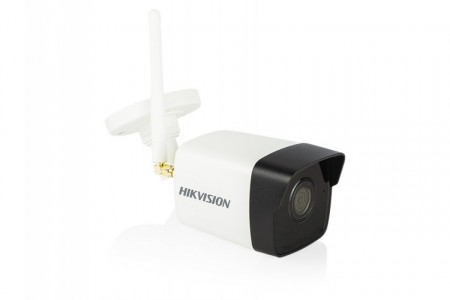 Camera supraveghere IP HikVision Bullet 2MP DS-2CV1021G0-IDW1(2.8mm), conexiune Wi-Fi, microfon incorporat, tehnologie Digital WDR, iluminare IR 30m, protectie IP66, slot card microSD pana la 128GB, compresie H.265+ - Img 2