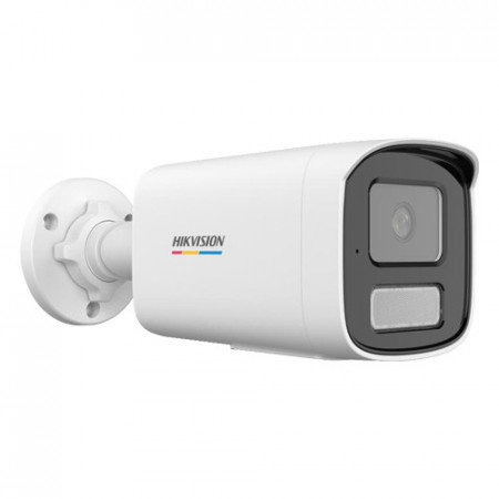 Camera supraveghere IP Hikvision Bullet 6MP DS-2CD1t67G2H-LIU(4mm), tehnologie ColorVu si Smart Hybrid Light, analiza video detectie om si vehicul, microfon incorporat, slot card 512GB, H.265+, protectie IP67, carcasa metal - Img 3