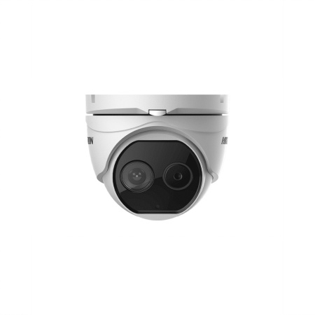 Camera supraveghere IP HikVision turret 4MP DS-2TD1217B-6/PA(6.1-8mm) HeatPro, termica si optica, detectie incendiu, alarma temperatura, protectie perimetrala inteligenta, stroboscop si alarma audio, rezolutie termica 160x120 - Img 2